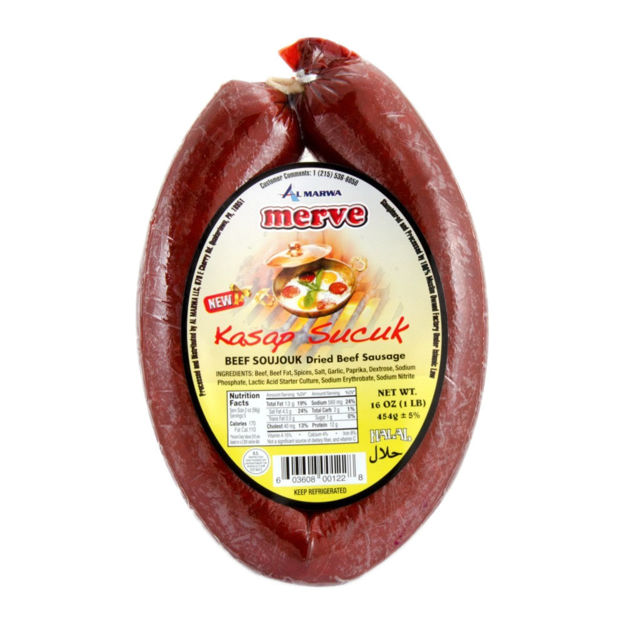 Picture of MERVE Butcher Sucuk (Dried Beef Sausage) 1lb