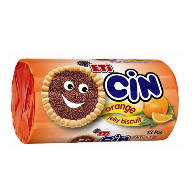 Picture of ETI CIN Orange Jelly Biscuits 351g