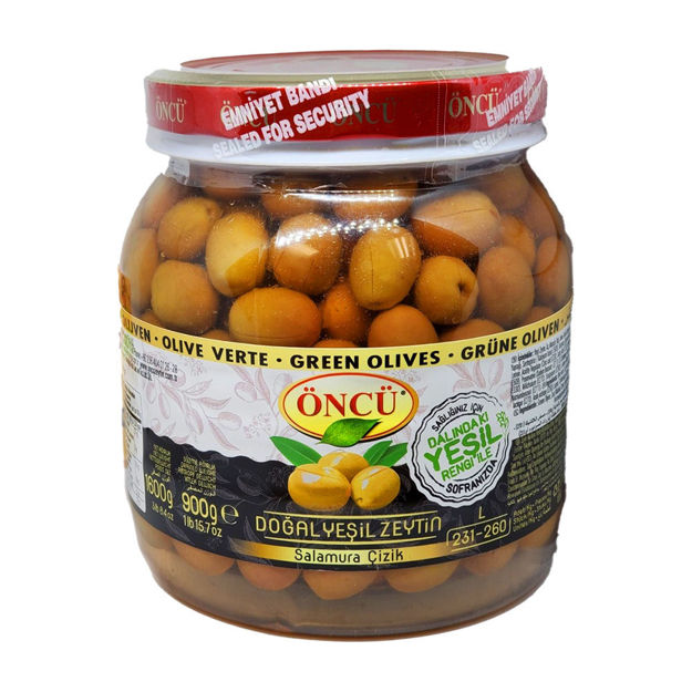 Picture of ONCU Scratched Green Olives 900g