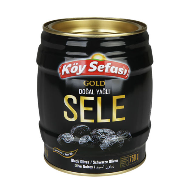 Picture of IKRAM KOY SEFASI Gold Natural Sele Olives in Oil 750g