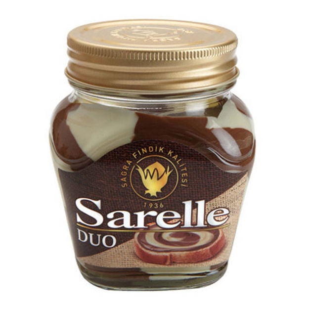 Picture of SARELLE  Duo Milk & Chocolate Hazelnut Paste 350g