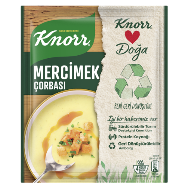 KNORR Mercimek Corbasi 65g resmi