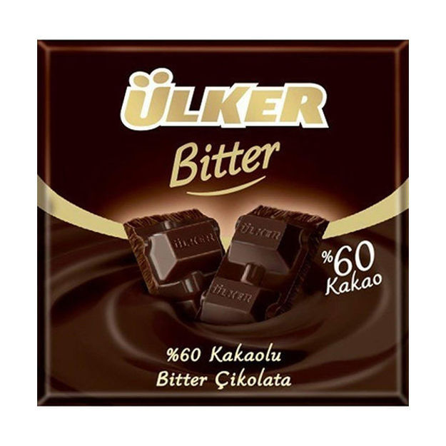 ULKER Bitter Cikolata 60g resmi