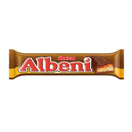 ULKER Albeni Cikolata Kaplamali Karamelli Biskuvi 40g resmi