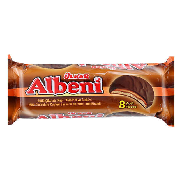 Picture of ALBENI Chocolate Covered Caramel Biscuits 350g