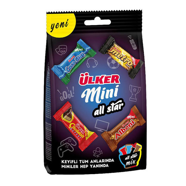 ALL STAR Karisik Mini Cikolata 91g resmi