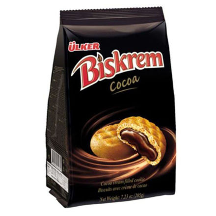 Picture of BISKREM Chocolate Filled Biscuits 205g