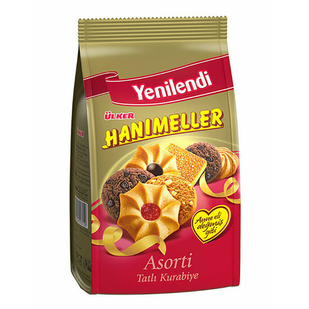 Picture of ULKER HANIMELLER Assorted Cookies 180g