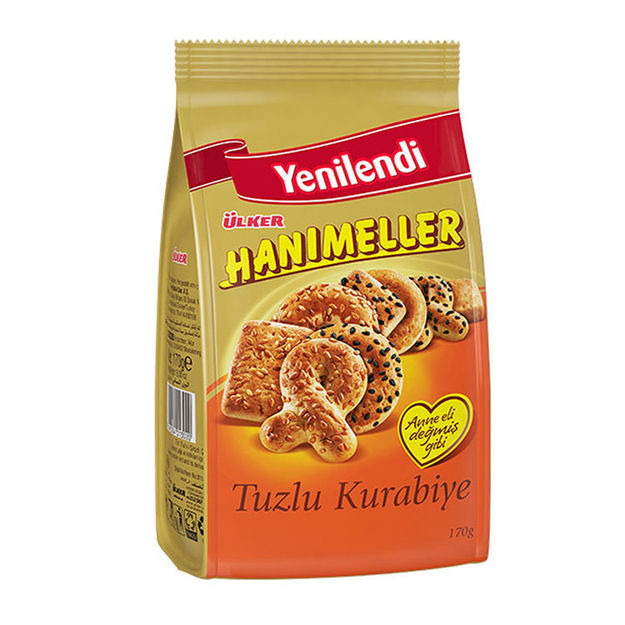 Picture of ULKER HANIMELLER Salted Mix Cookies 170g