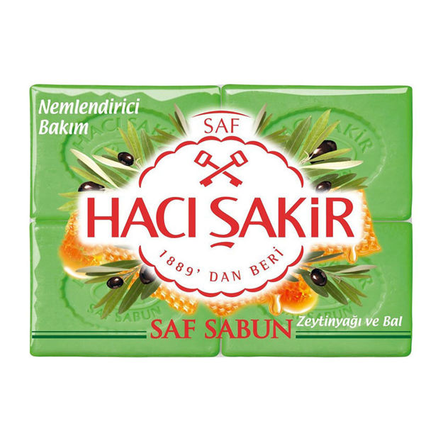 Picture of HACI SAKIR Olive Oil Soap w/ glycerin  4 x 125g