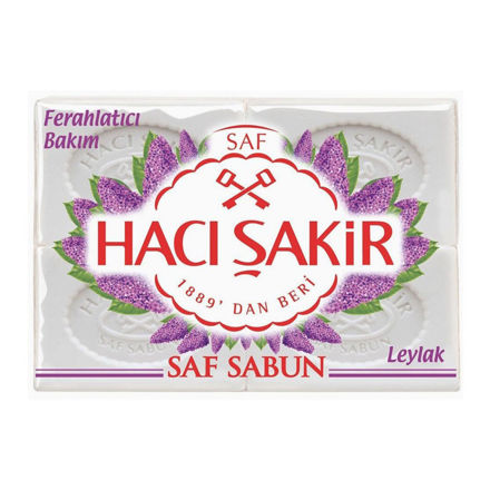 HACI SAKIR Leylaklı Hamam Sabunu 4 x 150g resmi
