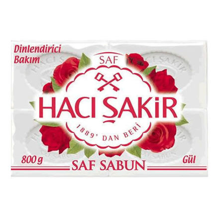 Picture of HACI SAKIR Hamam Soap w/ Rose 4 x 150g
