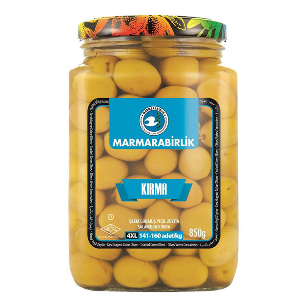 Picture of MARMARABIRLIK Cracked Green Olives 4XL 850g