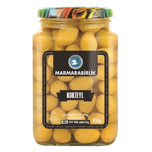 Picture of MARMARABIRLIK Cocktail Green Olives 4XL 850g