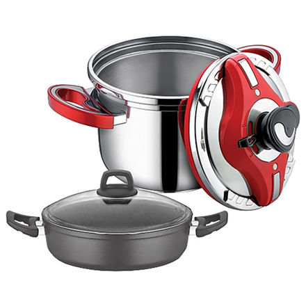 Picture of SCHAFER Pressure Cooker w/ Shallow Pot 7lt