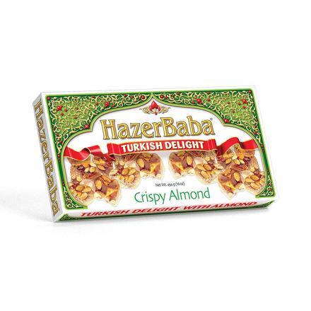 Picture of HAZERBABA Turkish Delight w/ Almonds 454g