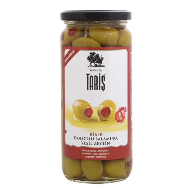 Picture of TARIS Pepper Stuffed Green Olives 500g
