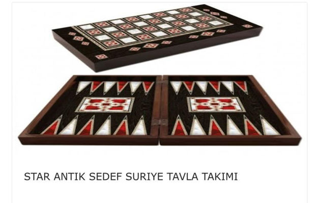 Picture of Star Backgammon game Tavla