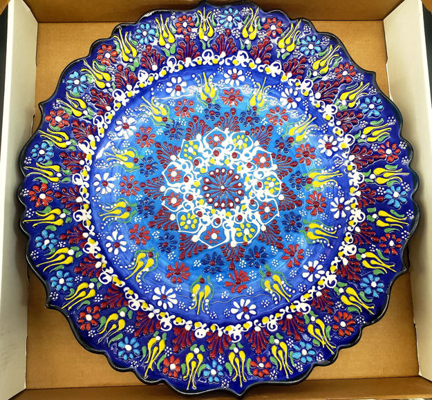 Picture of TURKISH HAND MADE CERAMIC PLATES 30CM