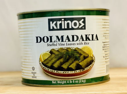 Krinos Dolmadakia  stuffed grape leaves  2 kg resmi