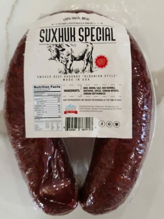Albanian suxhuh (sucuk) mild  1lb resmi