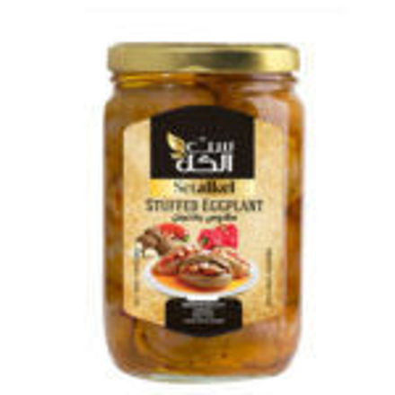 Pickled Eggplants in Oil (Makdous) 660 gr resmi