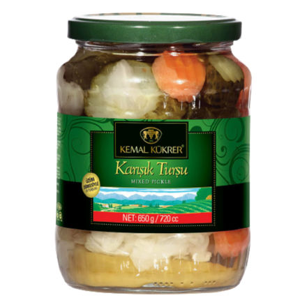 Kemal Kukrer mix pickle 650 g resmi