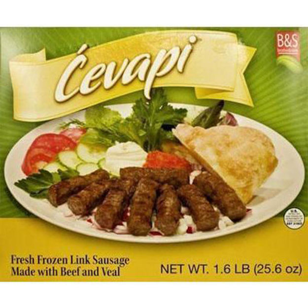BROTHER&SISTER Cevapi Fresh Frozen Link Sausage 1.6lb resmi