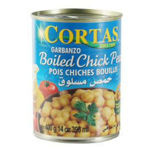CORTAS Garbanzo Boiled Chickpeas 398 g resmi