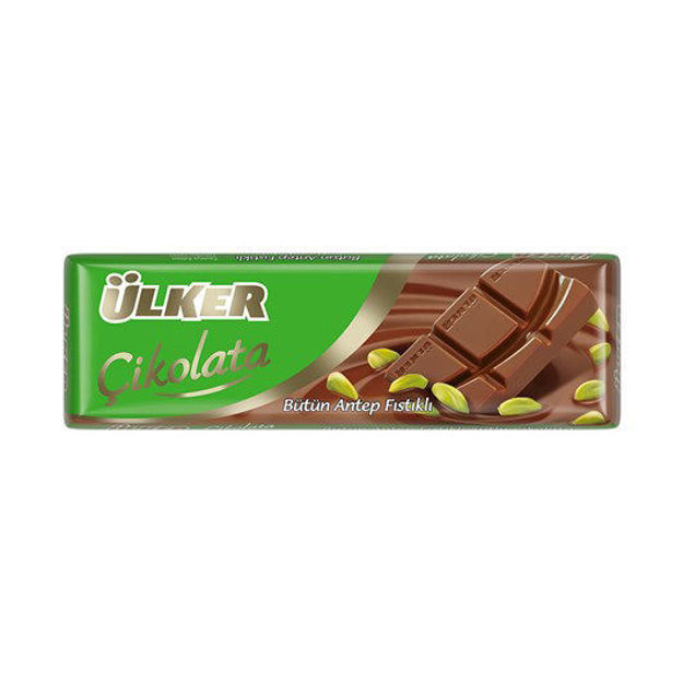 Picture of ULKER Milk Chocolate w/ Pistachios 30g