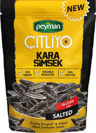 Peyman kara simsek Black sunflower seeds salted 160 g resmi