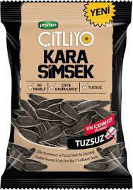 Peyman kara simsek Black sunflower seeds Unsalted 160 g resmi