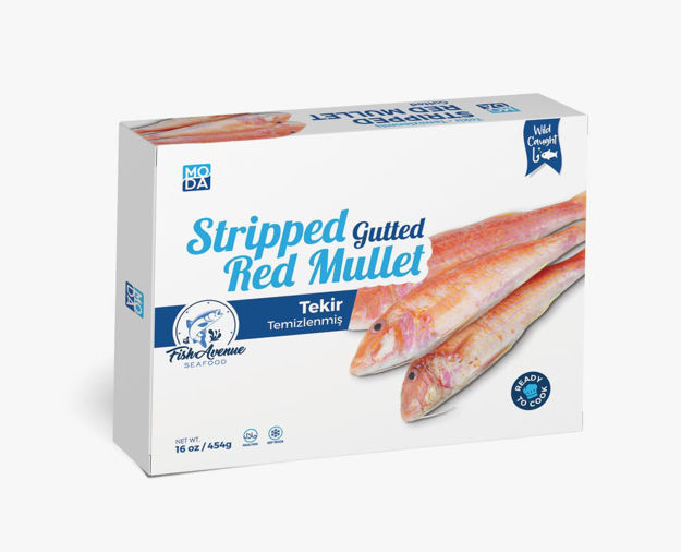 Picture of Stripped Red Mullet  (tekir) wild caught gutted ,1 lb