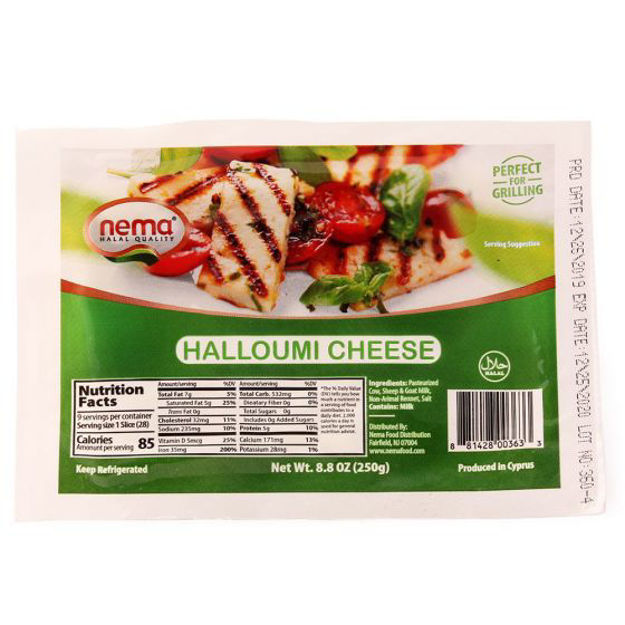 Nema Halloumi Cheese 8.8 oz resmi