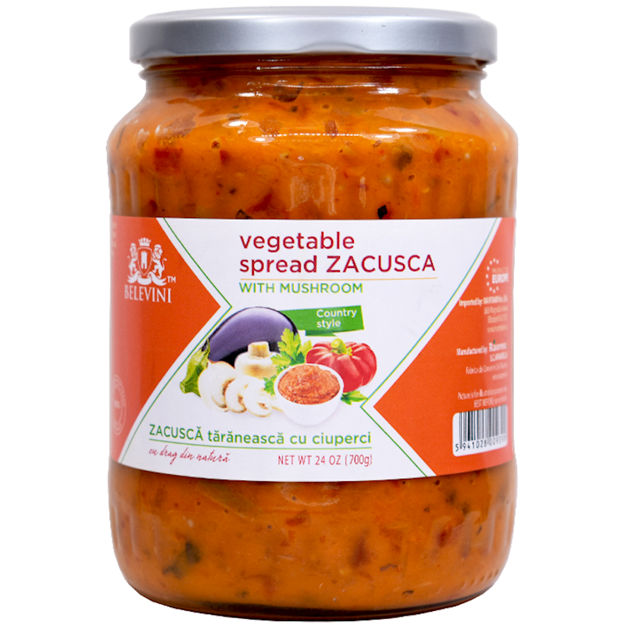 Picture of VEGETABLE SPREAD W/ MUSHROOMS BELEVINI 700G