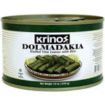 Picture of KRINOS Grape Leaves Stuffed w/Rice (Dolmadakia) 400g