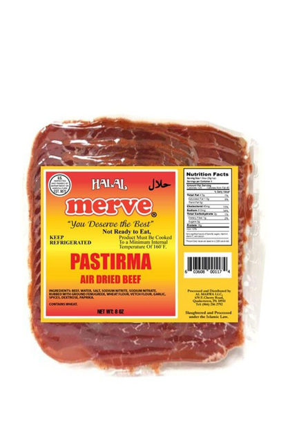 Picture of MERVE HALAL BEEF PASTRAMI Kayseri Style Pastirma 8 oz