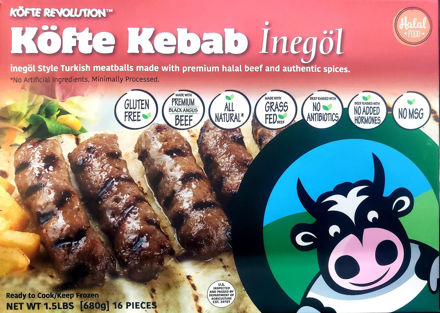 KOFTE KEBAB INEGOL HALAL (680G) 16 PIECES resmi