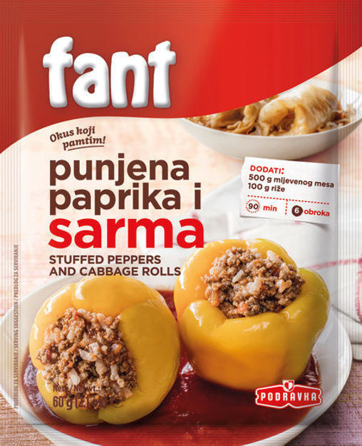 PODRAVKA STUFFED PEPPERS AND CABBAGE ROLLS SPICE 60G resmi