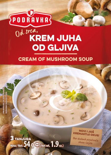 PODRAVKA  creamy Mushroom soup 54g resmi
