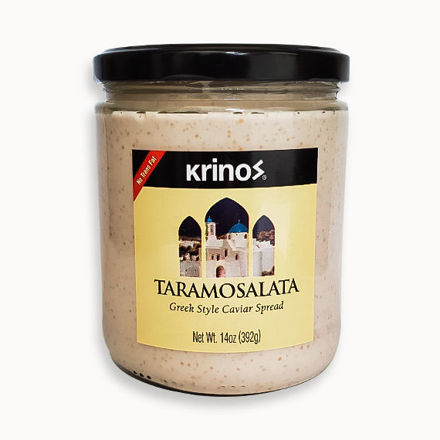 KRINOS Taramosalata (Greek Style Caviar Spread) 397g resmi