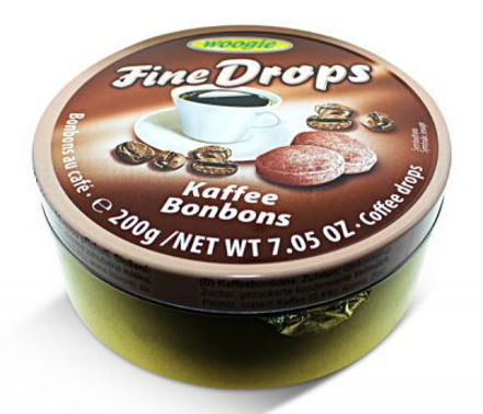 Picture of WOOGIE FINE DROPS CANDY  W/ COFFEE FLAVOR 200g