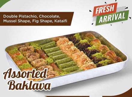 MODA ASSORTED BAKLAVA DESSERTS  2.75lb resmi