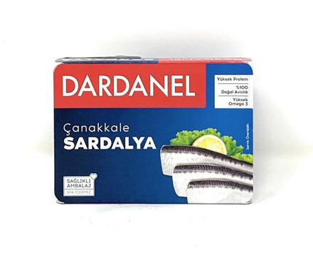 DARDANEL Sardines (Sardalya) in Oil 100g resmi