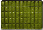 MODA Handmade Pistachio Rolled Tray Dessert , Fıstıklı Dolama Tepsi 2.75 LBS 48 PC resmi