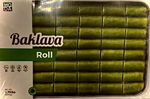 MODA Handmade Pistachio Rolled Tray Dessert , Fıstıklı Dolama Tepsi 2.75 LBS 48 PC resmi