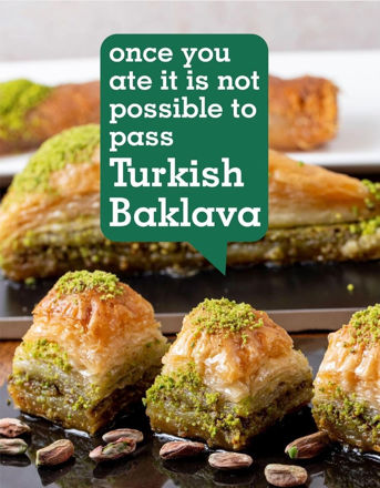 MODA EXTRA PISTACHIO BAKLAVA 12oz resmi