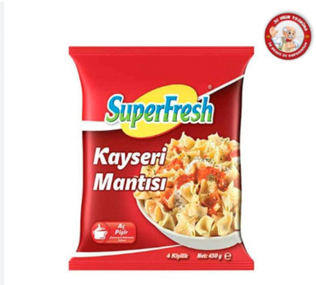 Picture of SUPERFRESH TURKISH RAVIOLI (KAYSERI MANTI) 450GR