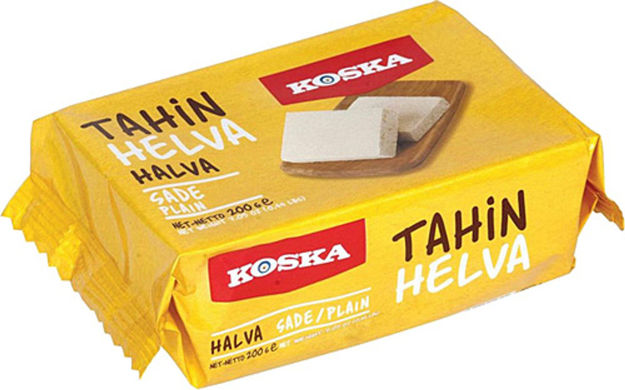 KOSKA PLAIN HELVA ,7 Oz 200g resmi