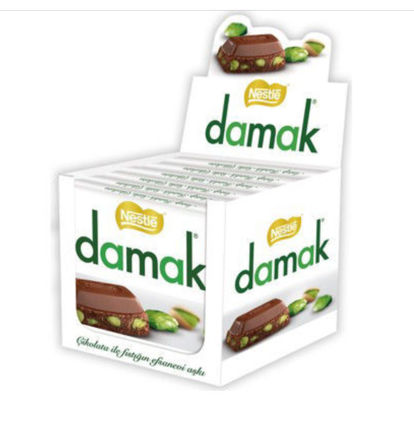 Picture of Nestle Damak Milk Chocolate with Pistachio 80g X 6